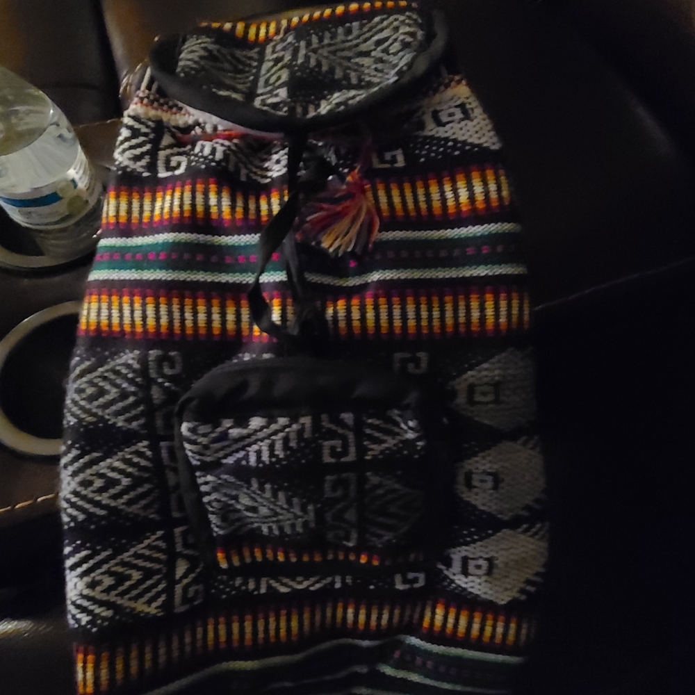 Multicolored Drawstring Backpack - image 3